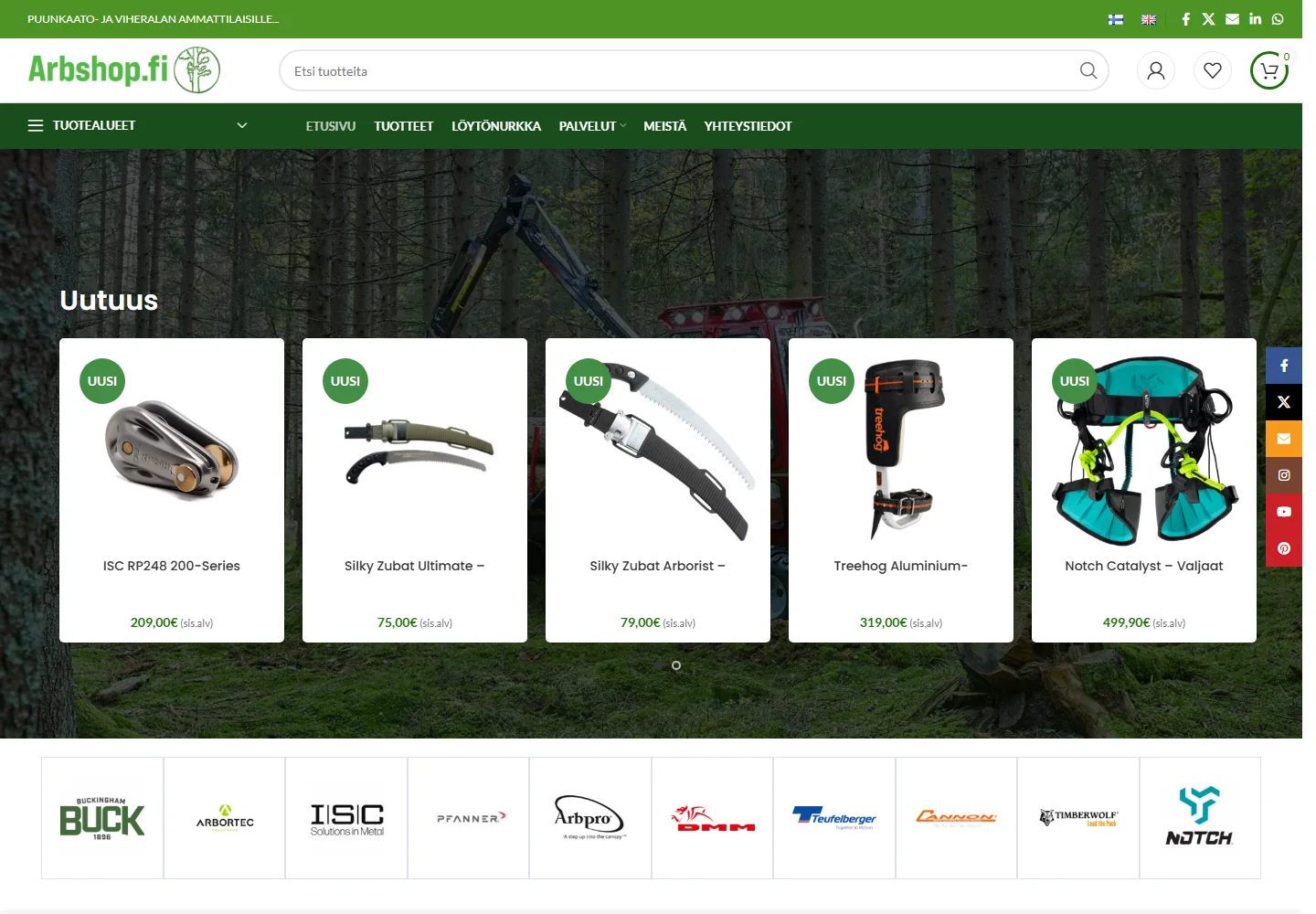 Arbshop etusivu