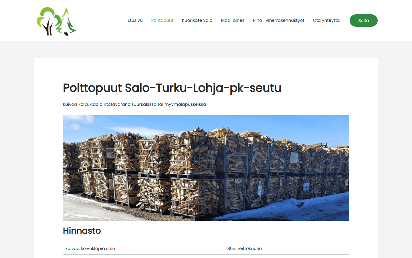 Klapei polttopuusivu